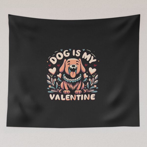 Item preview, Dog Is My Valentine v2 designed and sold by Itsheartshop.