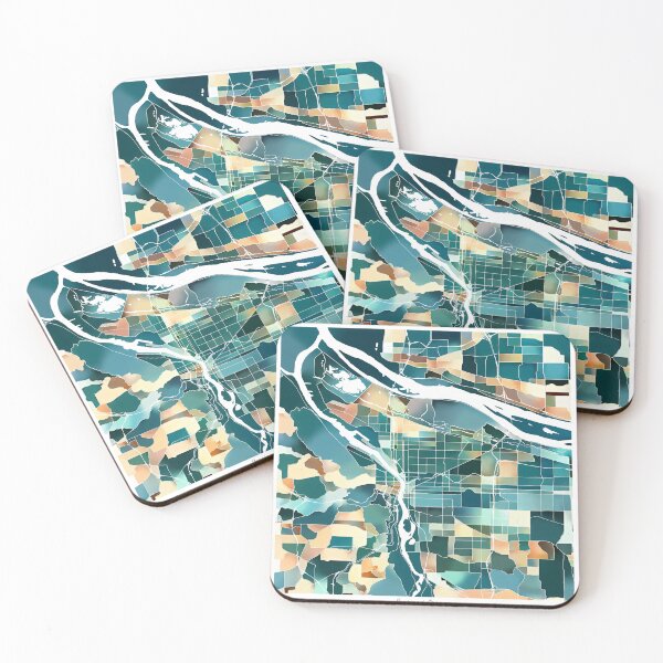 Item preview, Portland Oregon City Map - Lush Green designed and sold by StylishStacks.
