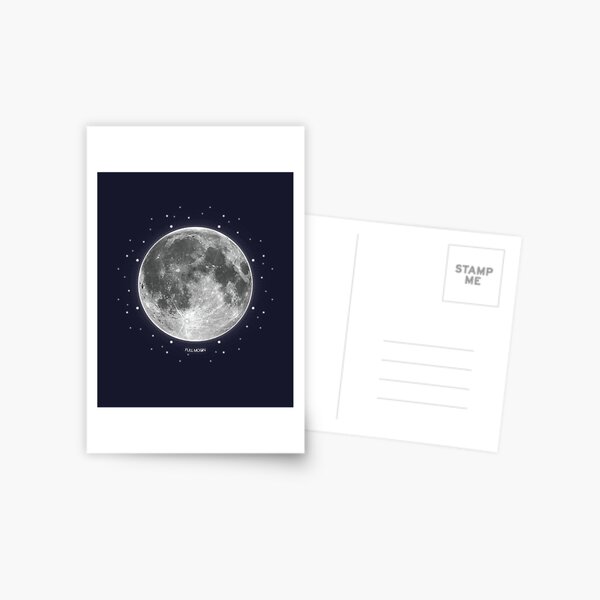 Item preview, Moon Phases - Full Moon designed and sold by sa9-art.