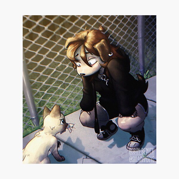 Item preview, Dog Meets Cat designed and sold by Salamanding.