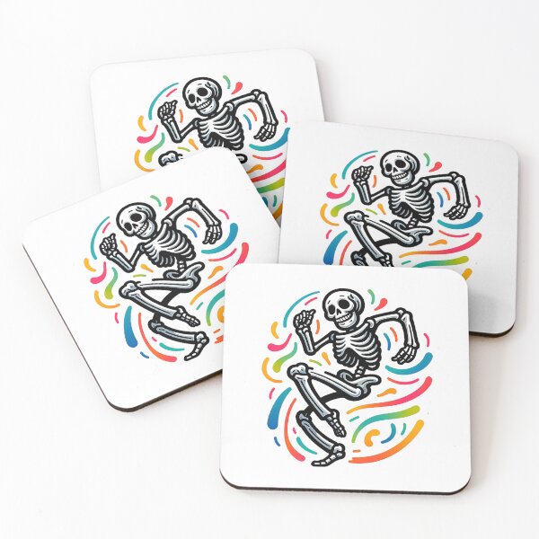 Item preview, Dancing Skeleton Vibing designed and sold by ManyMelany.