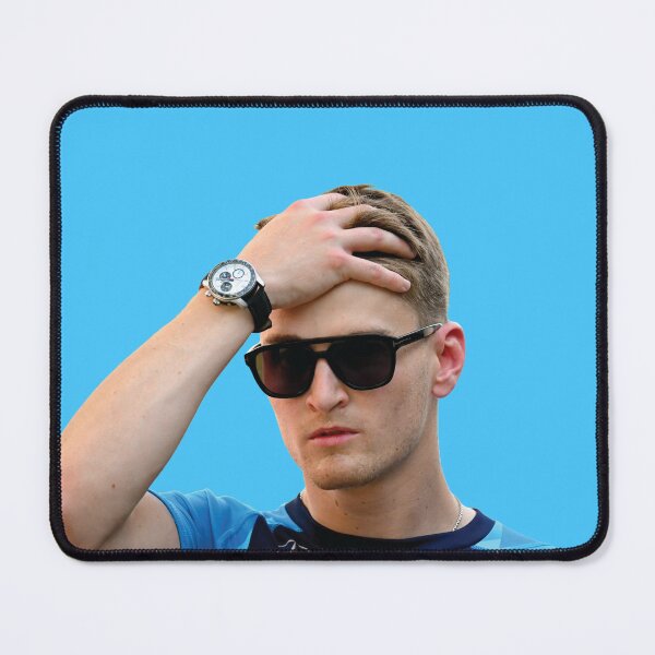 Item preview, Logan Sargeant F1 Driver Hand on Head Williams F1 Team Alex Albon Teammate designed and sold by FormulaGTee1.
