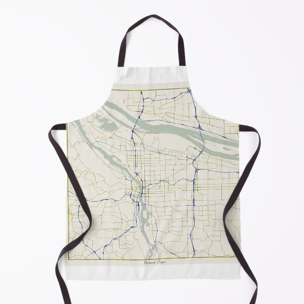 Item preview, Portland Oregon City Map - Hand-Drawn designed and sold by StylishStacks.