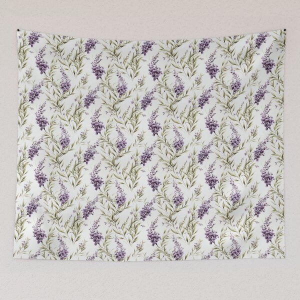 Item preview, Lavender Tile 29: Purple Haze on Fragrant Spikes and Fields of Violet Perfume designed and sold by TheBrainArt.