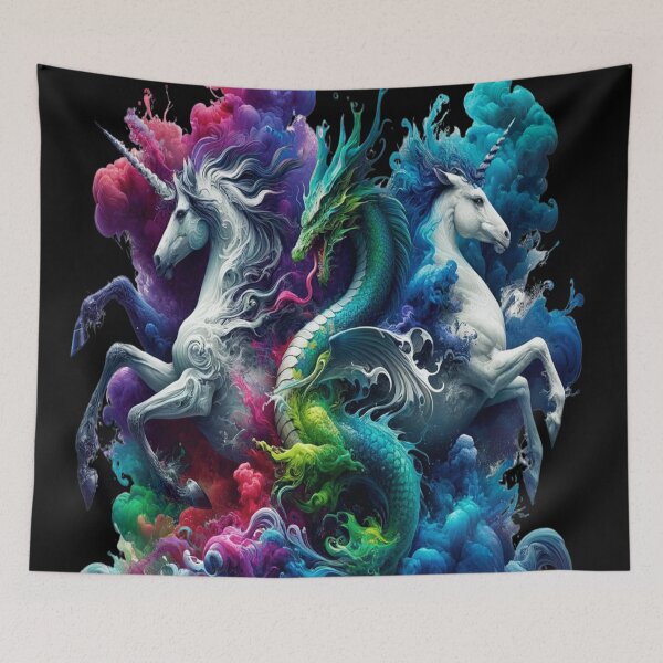 Item preview, Ethereal Elegance The Uniserpent Dream designed and sold by TeslaSt0re.