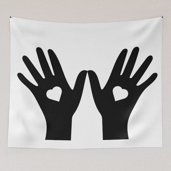 Item preview, Hearts-in-couple-of-Hands designed and sold by WhiteDoveArt.