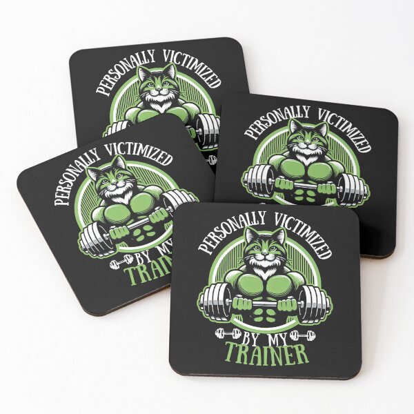 Item preview, Personally Victimized By My Trainer bodybuilding Cat  designed and sold by SlocifieShop.