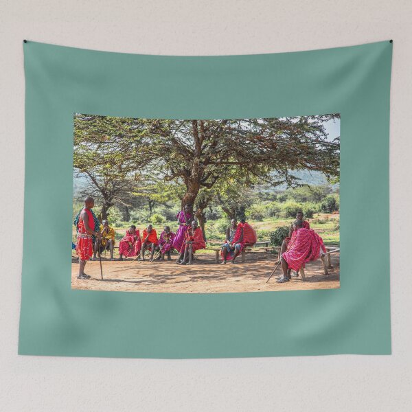 Item preview, Kenya. Maasai Mara National Reserve. Maasai Men. designed and sold by vadim19.