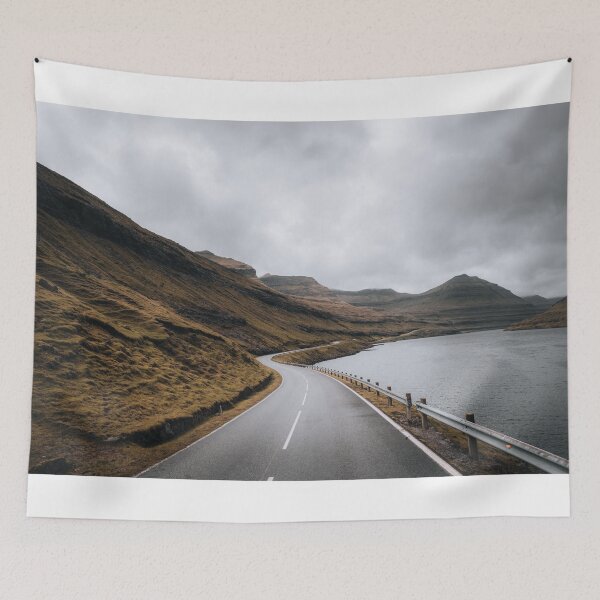 Item preview, An Empty Road (Faroe Islands) designed and sold by nomadzero.