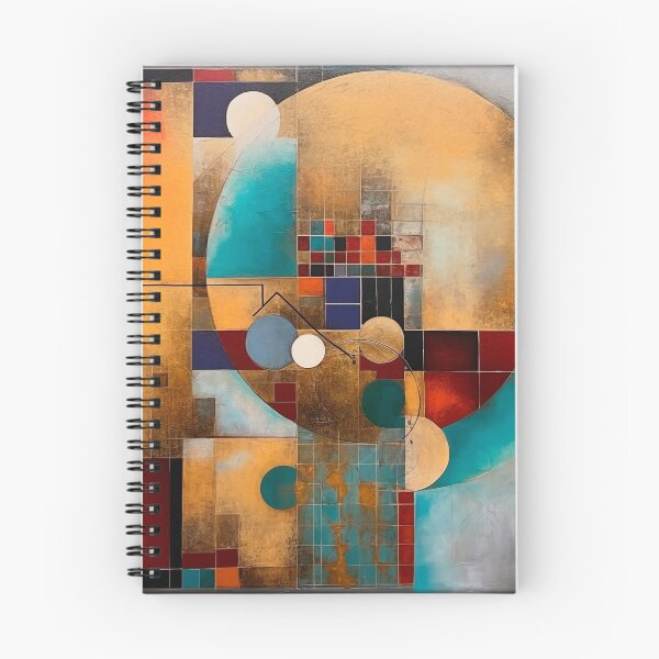 Artikelvorschau, Kubismus, abstrakt, kubistisch, Kunst der Mitte des Jahrhunderts, geometrische Kunst, Malerei, nordisch, skandinavisch, Design, Kreis, entworfen und verkauft von KsaveraArt.