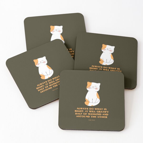 Item preview, Always do What is Right.  Mark Twain Quote designed and sold by VarnaChitra.