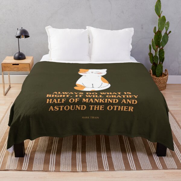 Item preview, Always do What is Right.  Mark Twain Quote designed and sold by VarnaChitra.