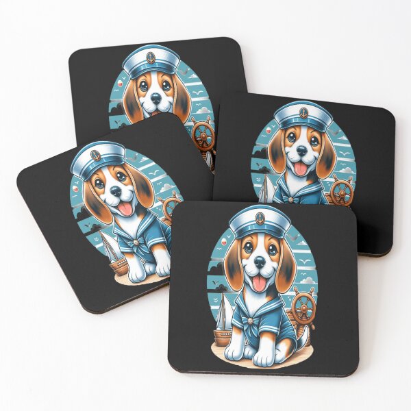 Item preview, The Adventurous Sailor Beagle designed and sold by TeslaSt0re.