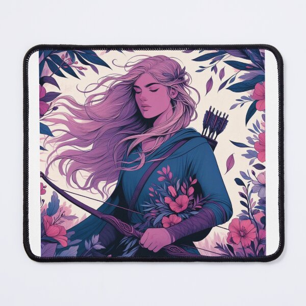Item preview, Feyre Archeron hunter of ACOTAR in the Serenity of the Forest designed and sold by Cintia Sanz Alonso.