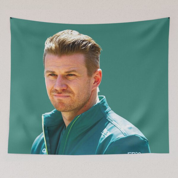 Item preview, Nico Hulkenberg F1 Driver in Aston Martin F1 Team Kit Kevin Magnussen  designed and sold by FormulaGTee1.