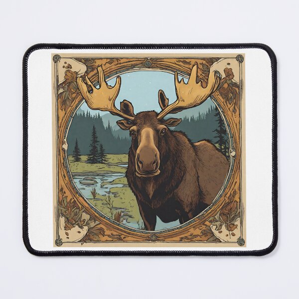 Item preview, Moose Illustration designed and sold by myfandombrain.