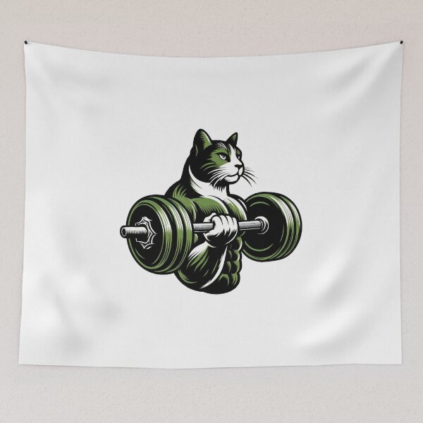 Item preview, Bodybuilding cat lover funny strong cat gift for cats Lover 2024 Cat's Lover Gift  designed and sold by SlocifieShop.
