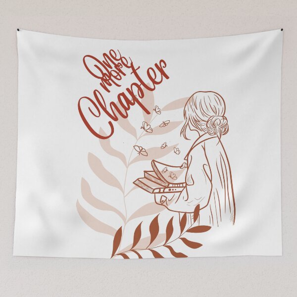 Item preview, One More Chapter Reading Funny Design designed and sold by Modern-Tropical.