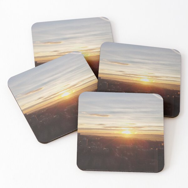 Item preview, Sunrise over the big city designed and sold by MichaelMauerer.