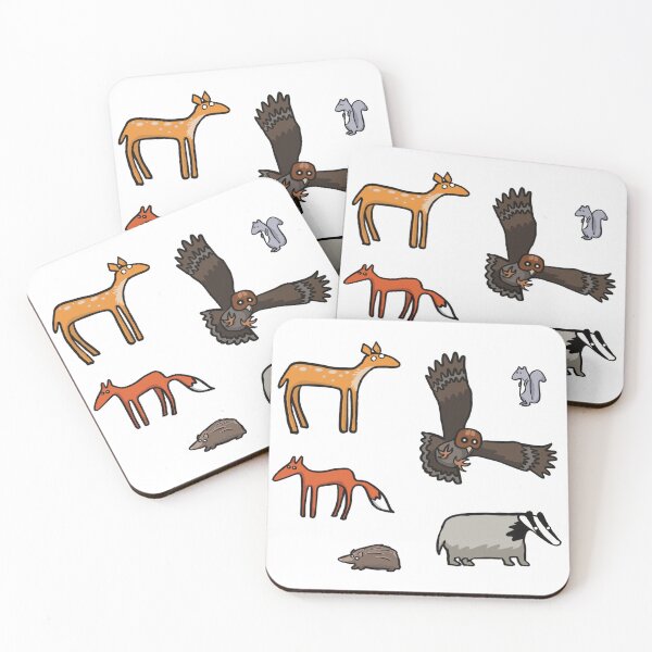Item preview, British Forest Creatures Sticker Pack designed and sold by Nigh-designs.