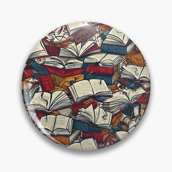 Item preview, Book Aesthetic, Abstract Doodle Books Pattern designed and sold by Desfix.