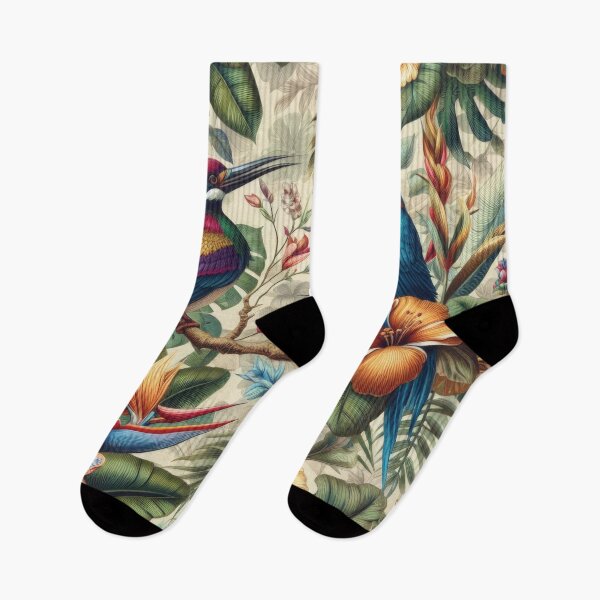Item preview, Tropical Fest with birds designed and sold by Expressions-Sel.