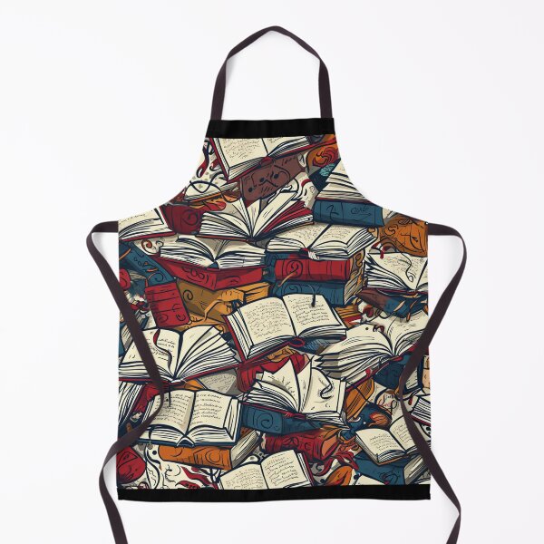 Item preview, Book Aesthetic, Abstract Doodle Books Pattern designed and sold by Desfix.