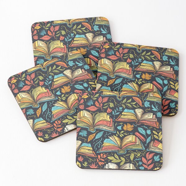 Item preview, Book Aesthetic, Abstract Doodle Books Pattern designed and sold by Desfix.