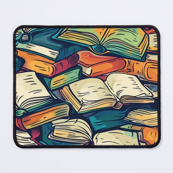 Item preview, Book Aesthetic, Abstract Doodle Books Pattern designed and sold by Desfix.