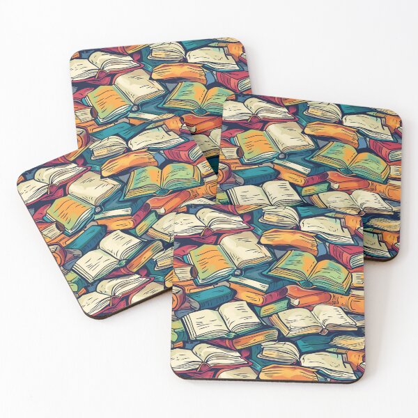 Item preview, Book Aesthetic, Abstract Doodle Books Pattern designed and sold by Desfix.