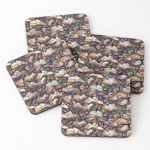 Item preview, Book Aesthetic, Abstract Doodle Books Pattern designed and sold by Desfix.