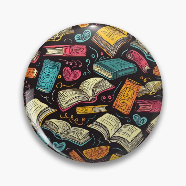 Item preview, Book Aesthetic, Abstract Doodle Books Pattern designed and sold by Desfix.