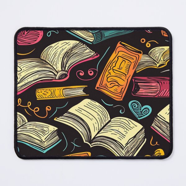 Item preview, Book Aesthetic, Abstract Doodle Books Pattern designed and sold by Desfix.