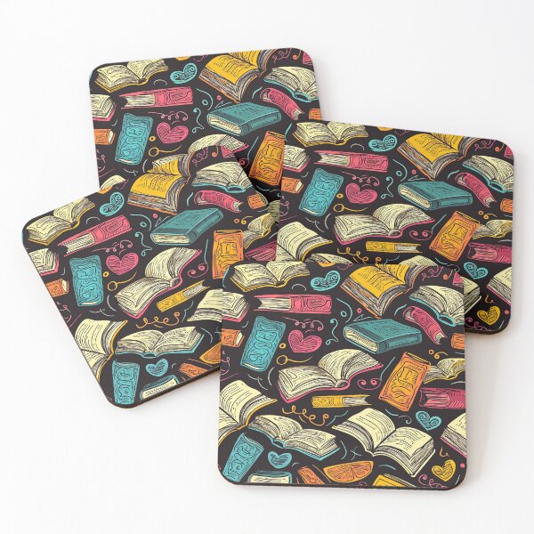 Item preview, Book Aesthetic, Abstract Doodle Books Pattern designed and sold by Desfix.
