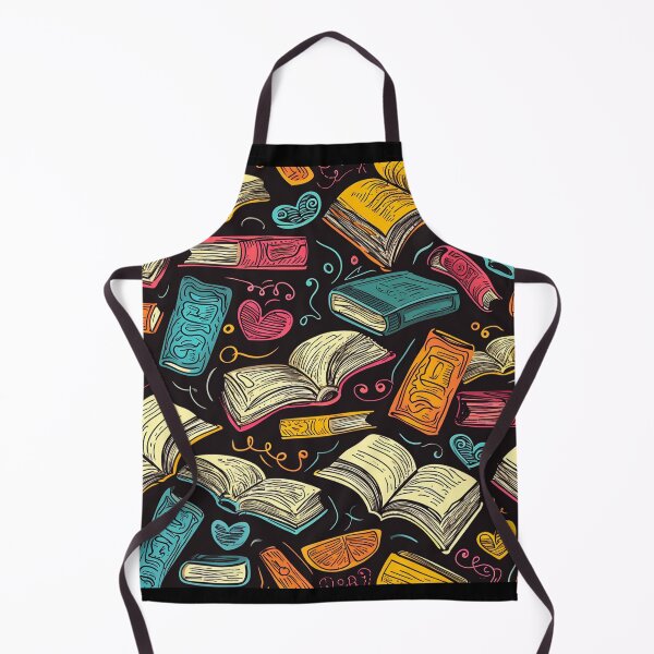 Item preview, Book Aesthetic, Abstract Doodle Books Pattern designed and sold by Desfix.
