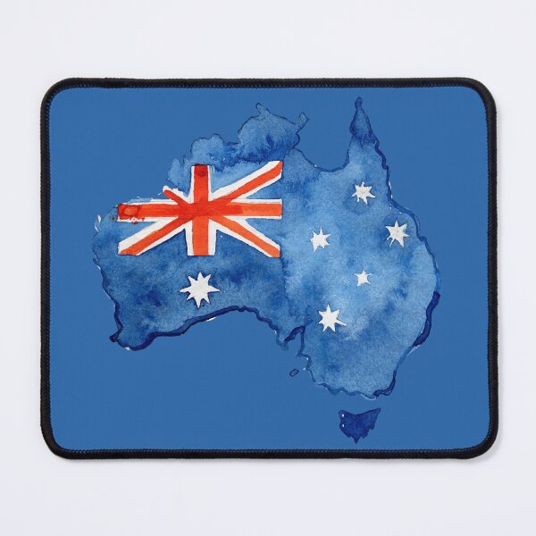 Item preview, Australia Day Map & Flag Creations designed and sold by ArtologyNamah.
