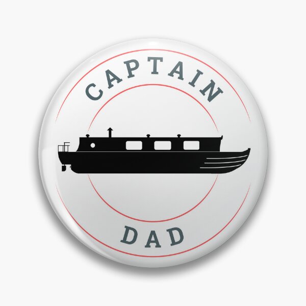 Item preview, Captain Dad (blk-red) designed and sold by canal-arts.