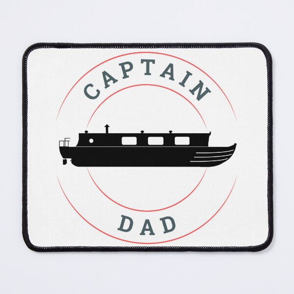 Item preview, Captain Dad (blk-red) designed and sold by canal-arts.