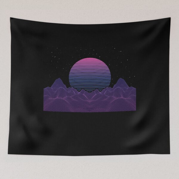 Item preview, Sunset Synthwave Retro Music 80s designed and sold by MooonTees.