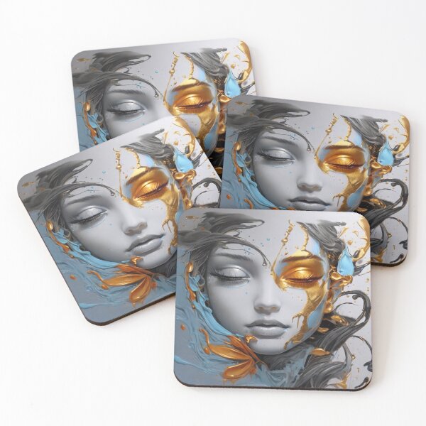 Item preview, mystical woman face & mystical face designed and sold by bonjourmadame4.