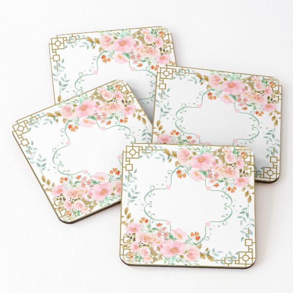Item preview, Vintage floral frame. Vintage frame with roses, leaves and butterflies. designed and sold by APHIDAT-TA.