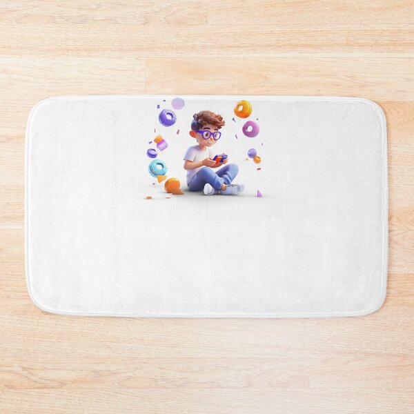 Item preview,  Digital Explorer: Close-Up on Cartoon Character with Device designed and sold by hjian8219.