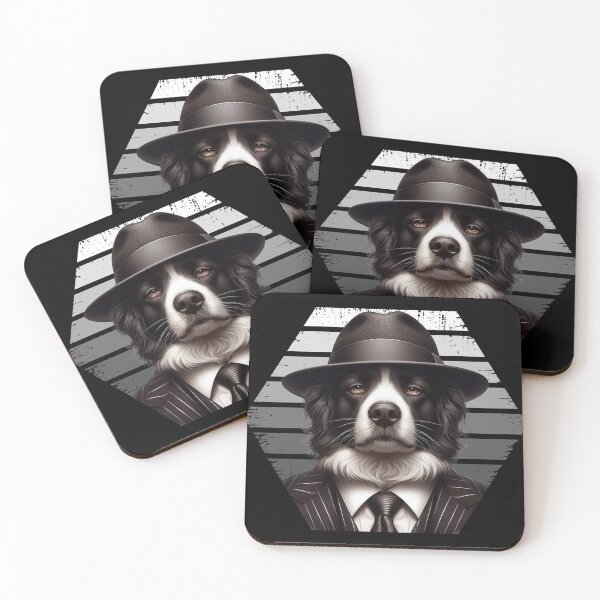 Item preview, Border Collie like a gangster designed and sold by arkora-pl.
