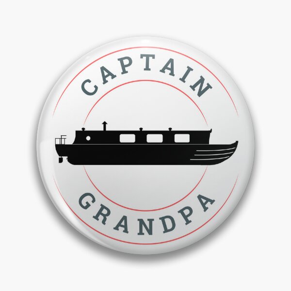 Item preview, Captain Grandpa (blk-red) designed and sold by canal-arts.