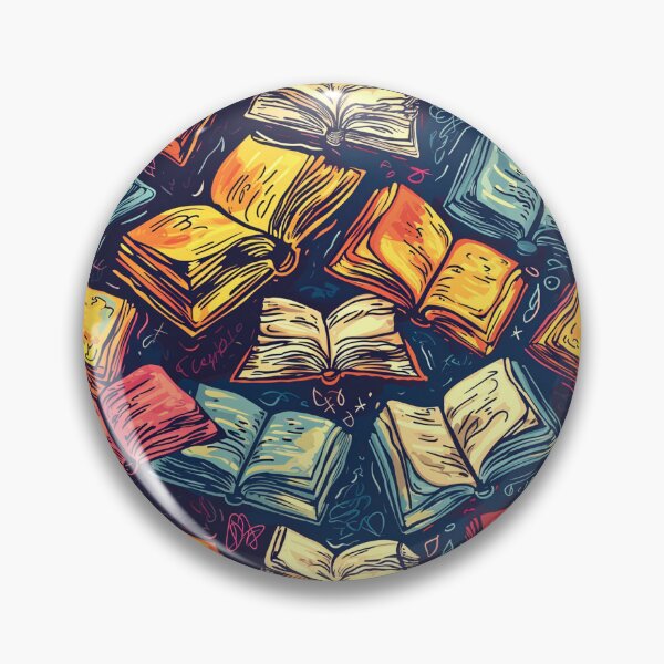 Item preview, Book Aesthetic, Abstract Doodle Books Pattern designed and sold by Desfix.