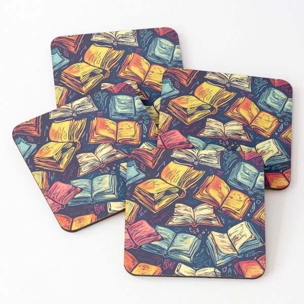 Item preview, Book Aesthetic, Abstract Doodle Books Pattern designed and sold by Desfix.