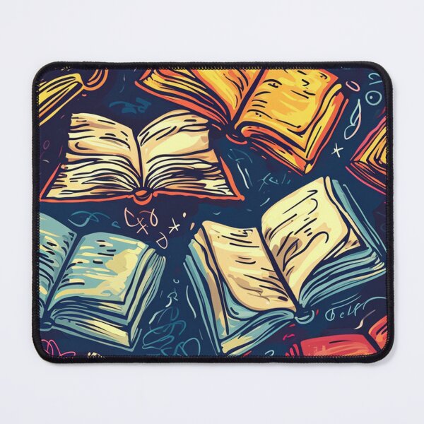 Item preview, Book Aesthetic, Abstract Doodle Books Pattern designed and sold by Desfix.