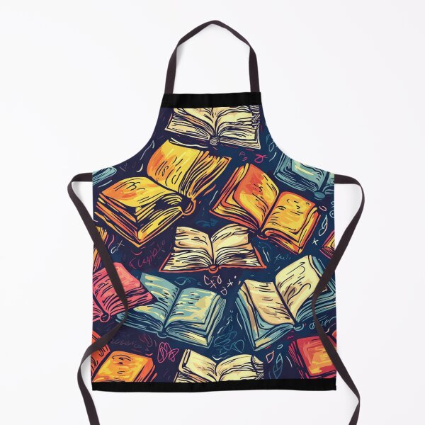 Item preview, Book Aesthetic, Abstract Doodle Books Pattern designed and sold by Desfix.