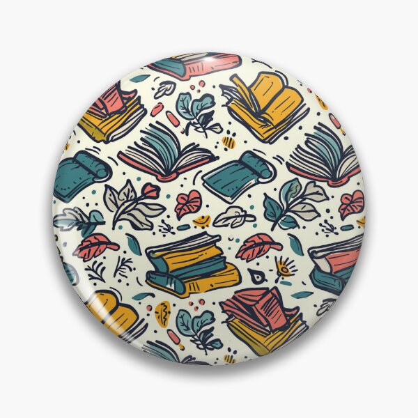 Item preview, Book Aesthetic, Abstract Doodle Books Pattern designed and sold by Desfix.