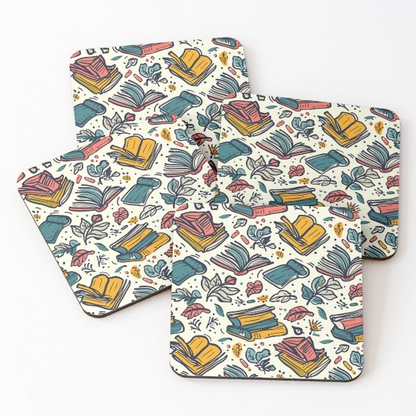 Item preview, Book Aesthetic, Abstract Doodle Books Pattern designed and sold by Desfix.